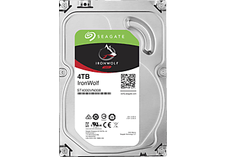 SEAGATE IRONWOLF 4TB - Festplatte (HDD, 4 TB, Silber)